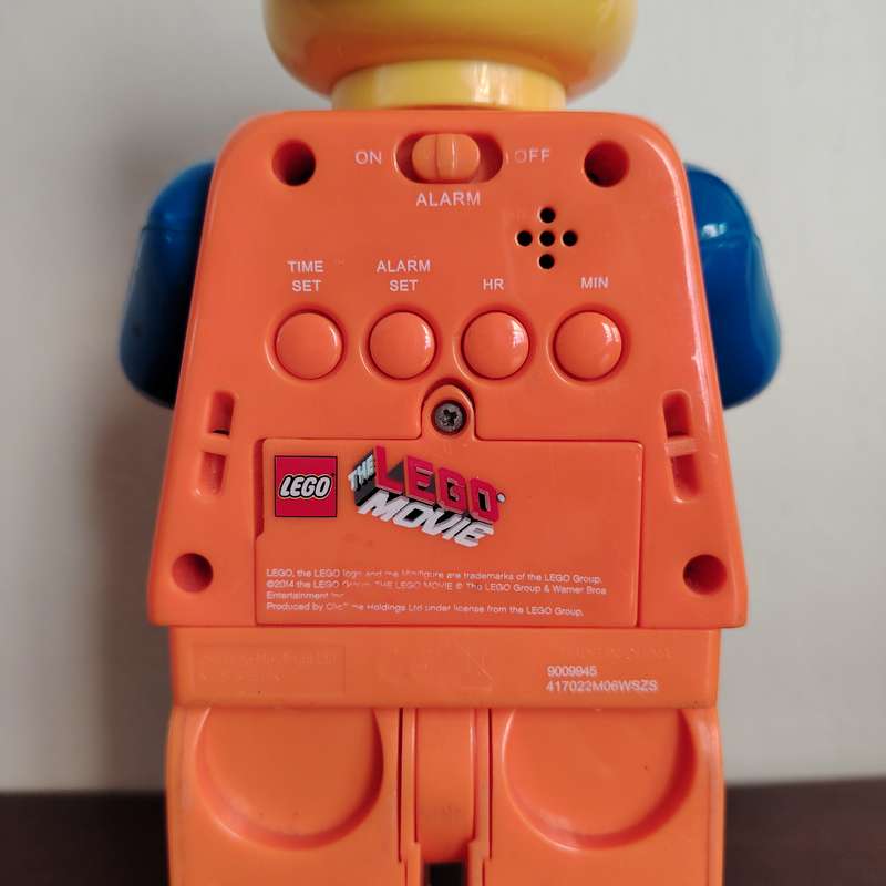 LEGO® Movie Emmet Minifigure Alarm Clock