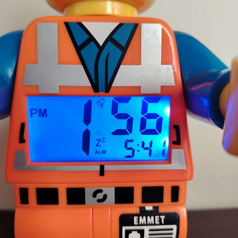 LEGO® Movie Emmet Minifigure Alarm Clock