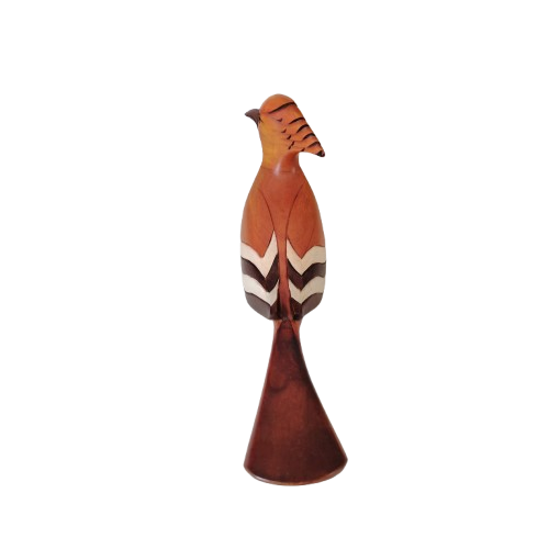 Feathers of Knysna Gallery carved and hand painted African Hoopoe 125/750