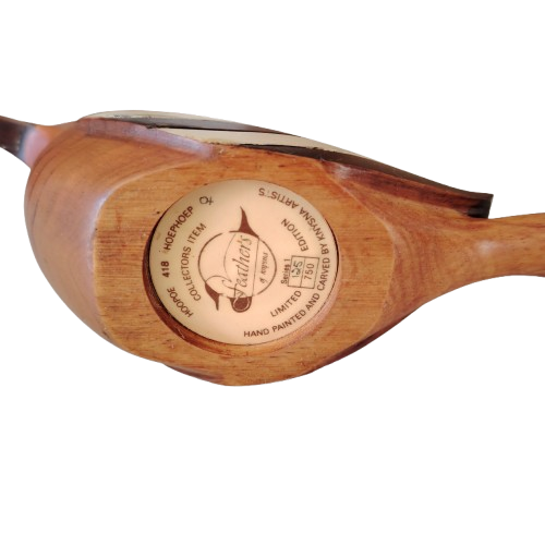 Feathers of Knysna Gallery carved and hand painted African Hoopoe 125/750