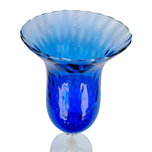 Krosno Josefina Cobalt Blue Poland Vase