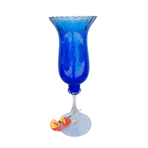 Krosno Josefina Cobalt Blue Poland Vase
