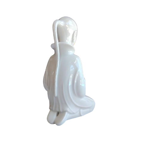 Royal Copenhagen Opium Smoker Blanc De Chine Figurine