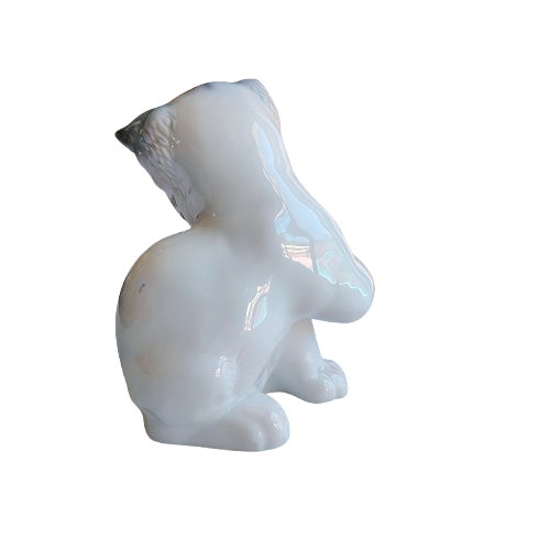 Rosenthal Porcelain Cat Professor Th. Karner curling paw