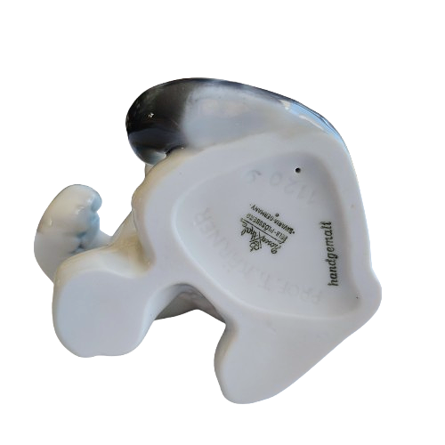 Rosenthal Porcelain Cat Professor Th. Karner curling paw