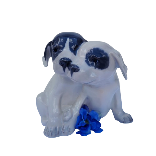 Royal Copenhagen Pointer Dogs Puppies Figurine Erik Nielsen 1957