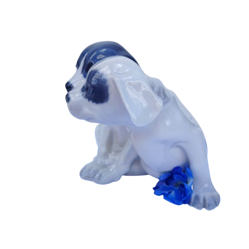 Royal Copenhagen Pointer Dogs Puppies Figurine Erik Nielsen 1957