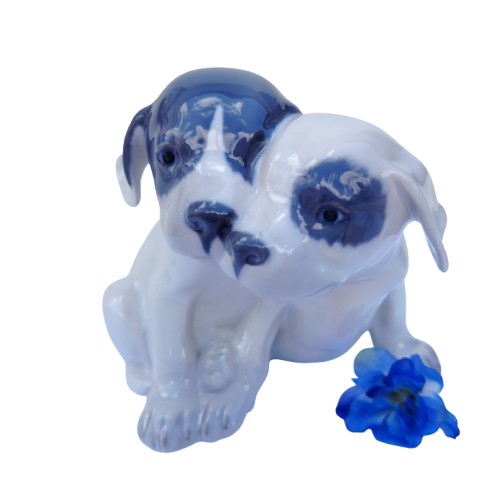 Royal Copenhagen Pointer Dogs Puppies Figurine Erik Nielsen 1957