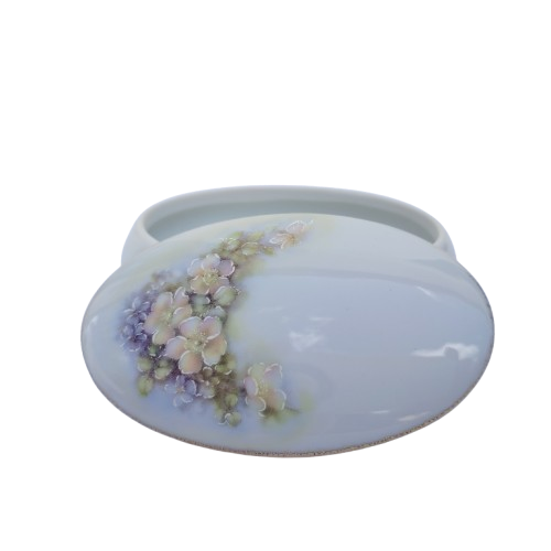 Limoges Porcelain Oval Trinket Box and Lid