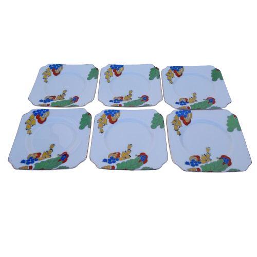 Royal Doulton Art Deco Caprice fine china part tea set