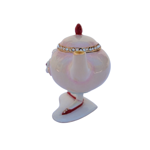 Dept 56 Krinkles by Patience Brewster Teapot Jeweled Trinket Box