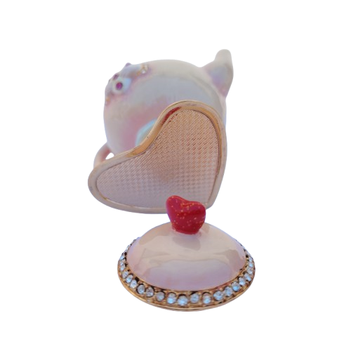 Dept 56 Krinkles by Patience Brewster Teapot Jeweled Trinket Box
