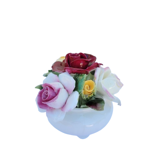 Royal Adderley Bone China Flowers Pot of Flowers