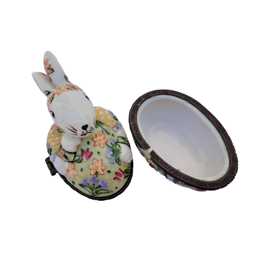 Villeroy & Bosh Porcelain Trinket Box Rabbit Bunny