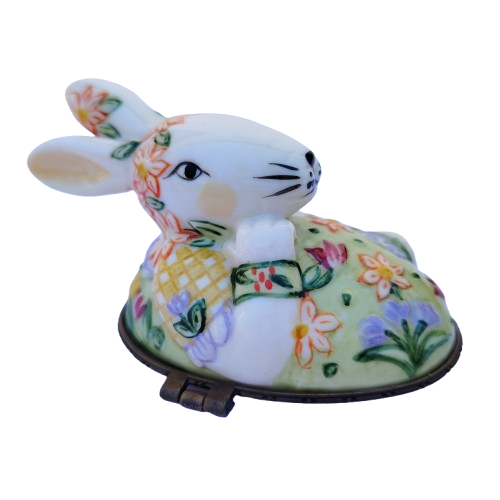 Villeroy & Bosh Porcelain Trinket Box Rabbit Bunny
