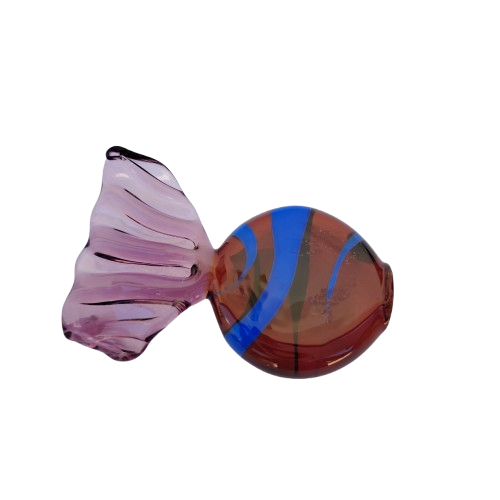 Murano Glass Sweet Red and Blue Coloured Pattern