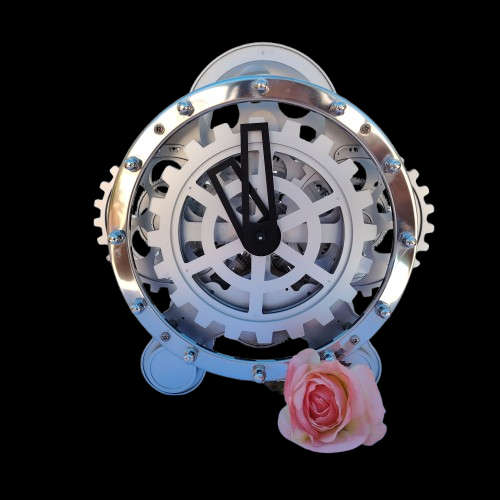 Gear Clock,real moving gear clock,industrial Mechanical Clock