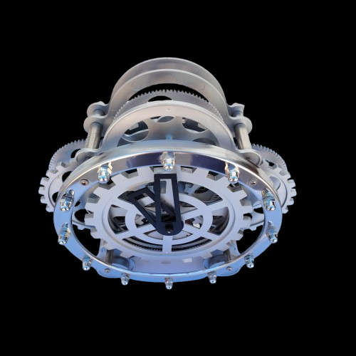 Gear Clock,real moving gear clock,industrial Mechanical Clock