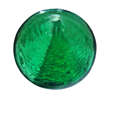 Empoli Italian Vintage Green Swirl Glass Decanter Genie Bottle