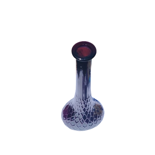 Rare MCM Empoli Amethyst Genie Bottle Quilted Honeycomb Pattern