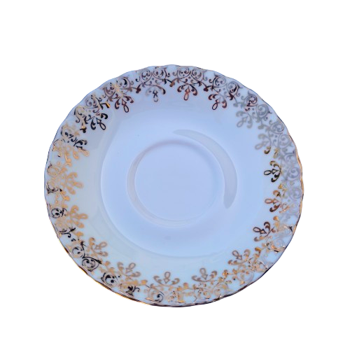 Royal Albert Happy Birthday Bone China Teacup & Saucer Gold Accents