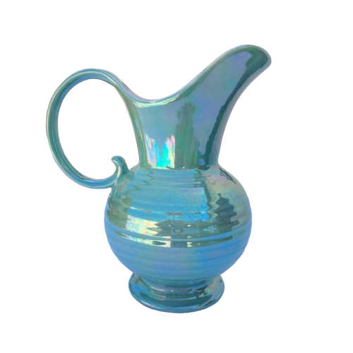 Vintage Crown Devon Lustreware Green Jug