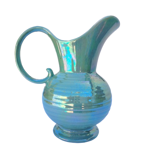 Vintage Crown Devon Lustreware Green Jug
