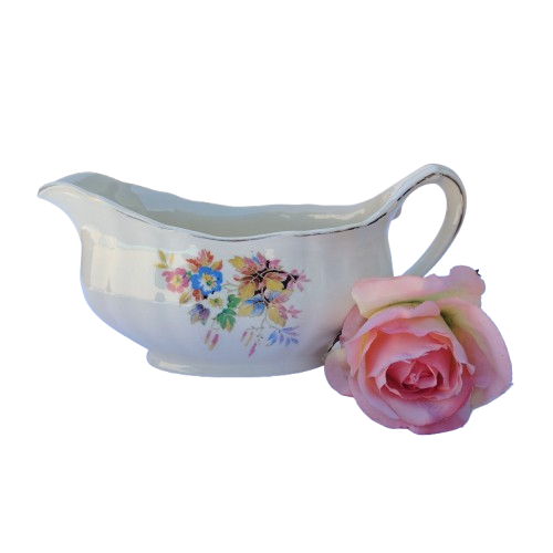 Vintage J&G Meakin Sunshine Gravy Sauce Boat Jug