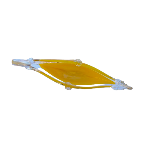 Murano Style Vintage Venetian Gondola Boat Blown Glass