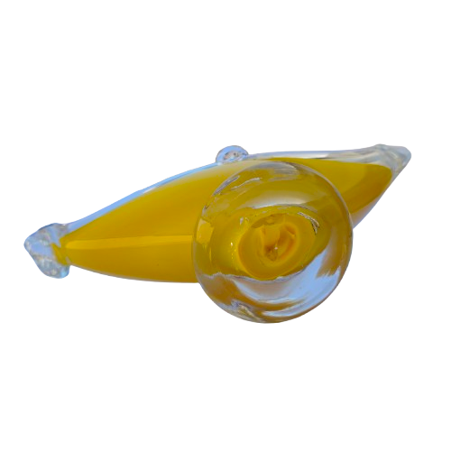 Murano Style Vintage Venetian Gondola Boat Blown Glass