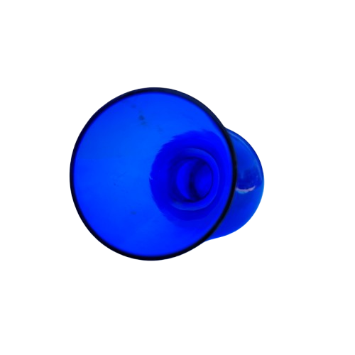 Cobalt Blue Hand Blown Glass Vase