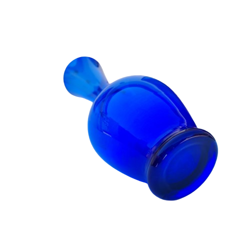 Cobalt Blue Hand Blown Glass Vase
