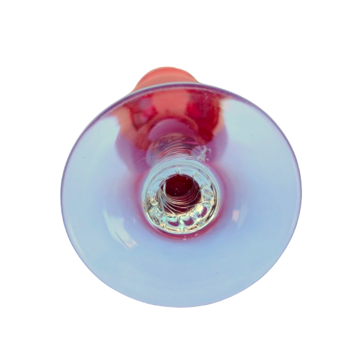 Beautiful Red Tall Bud Fishtail Glass Vase