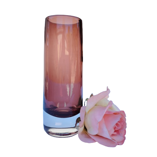 Whitefriars Aubergine Purple Mid Century Glass Vase