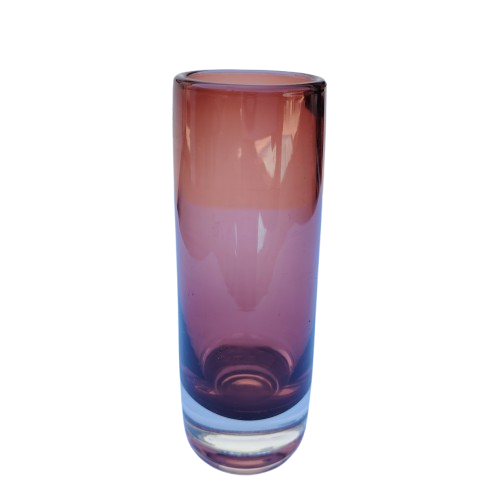 Whitefriars Aubergine Purple Mid Century Glass Vase