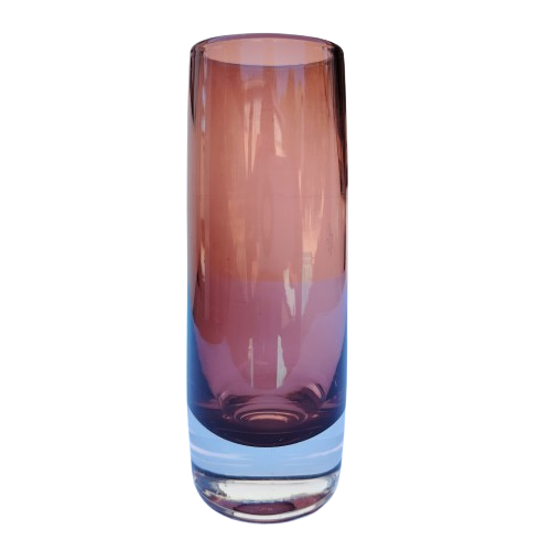 Whitefriars Aubergine Purple Mid Century Glass Vase