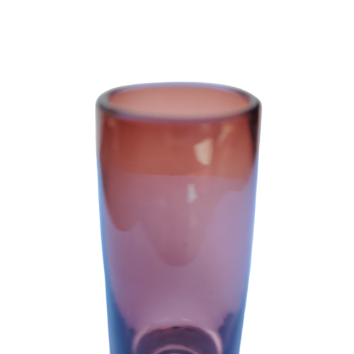 Whitefriars Aubergine Purple Mid Century Glass Vase