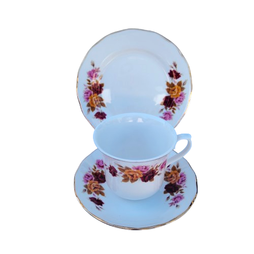 Queen Anne Bone China Trio