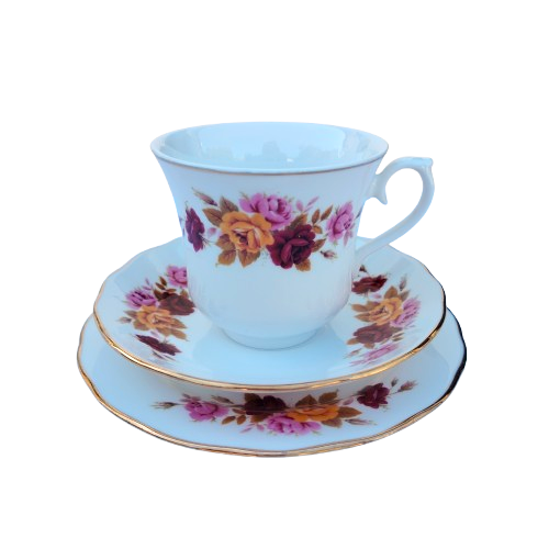 Queen Anne Bone China Trio