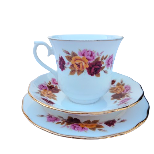 Queen Anne Bone China Trio