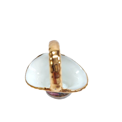 Limoges Porcelain Miniature Basket