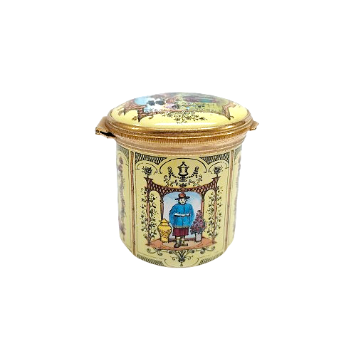 Halcyon Days Enamel Trinket Box Chinoiserie Asian Motif Pagoda