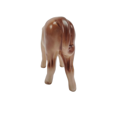 Vintage Sylvac Pottery Matt Brown Cream Cow Calf 1431