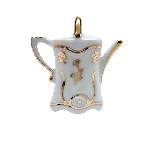 Limoges Porcelain Miniature Watering Can