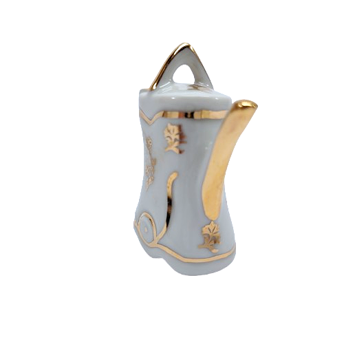 Limoges Porcelain Miniature Watering Can