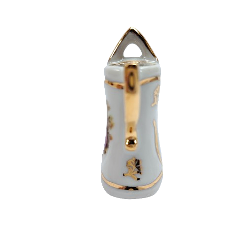 Limoges Porcelain Miniature Watering Can