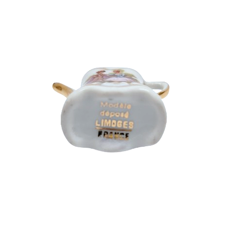 Limoges Porcelain Miniature Watering Can