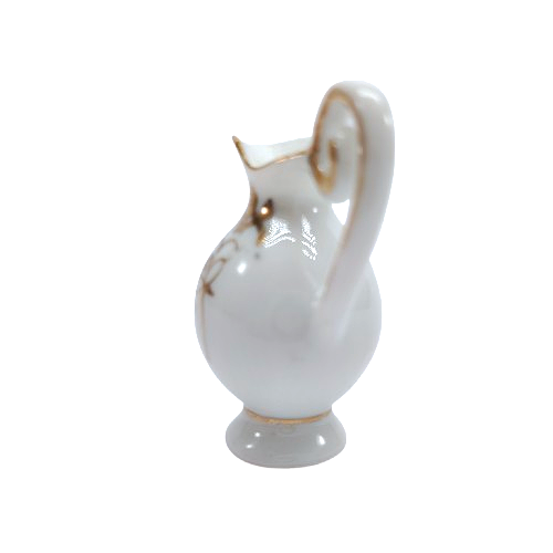 White Porcelain Miniature Water Jug Pitcher