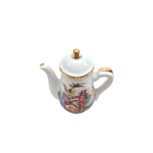 Limoges Porcelain Miniature Coffee Pot