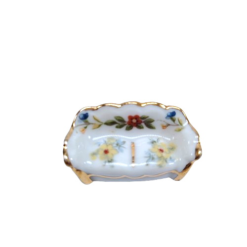 Limoges Porcelain Miniature Sofa Couch